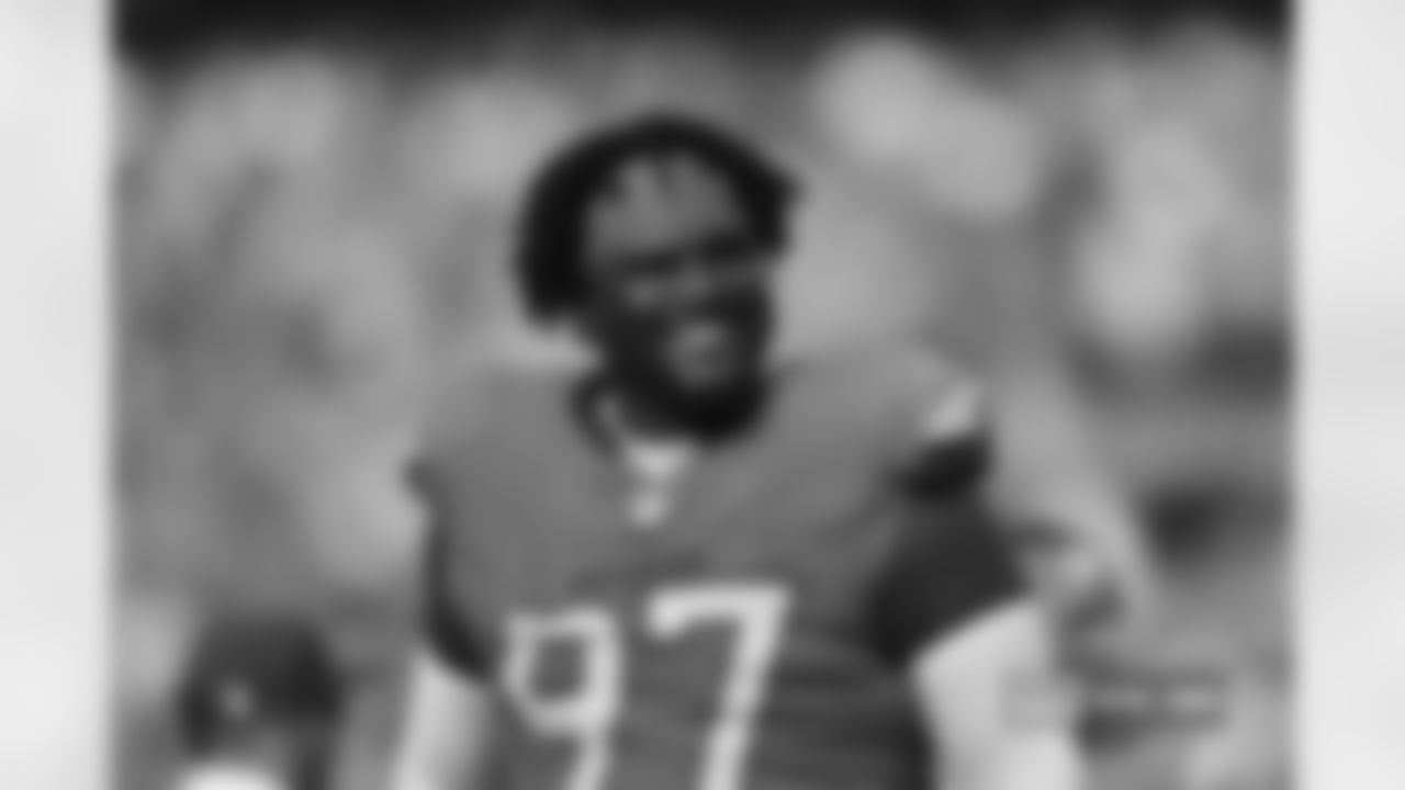 Malcolm Roach (97) during the Broncos' Week 7 game against the New York Giants at Empower Field at Mile High in Denver, Colorado on October 19, 2025. Photo by Gabriel Christus / Denver Broncos