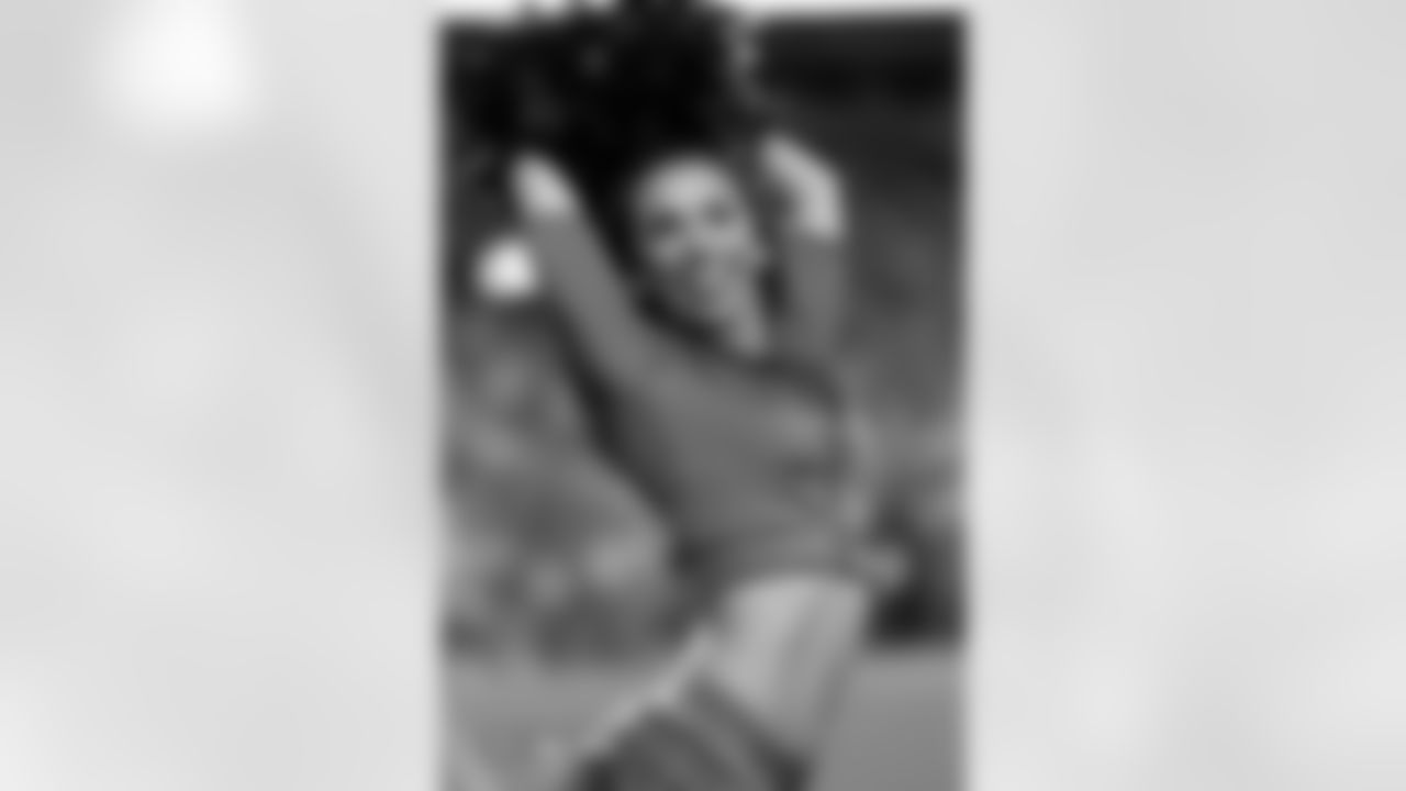 during the Broncos' Week 11 game against the Kansas City Chiefs at Empower Field at Mile High in Denver, Colorado on November 16, 2025. Photo by Adam Bratten / Denver Broncos