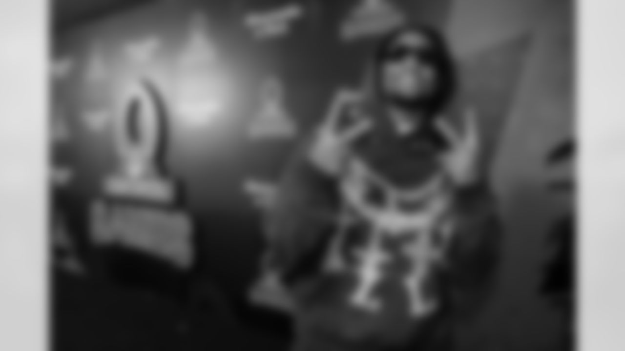 Nik Bonitto arrives before the Pro Bowl Games on Tuesday, Feb. 3, 2026 in San Francisco. (Doug Benc/AP Content Services for the NFL)