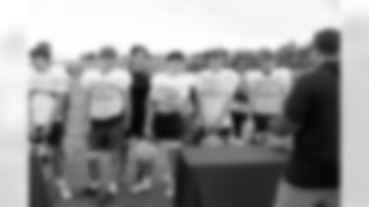 New helmets are delivered to high school students as part of the ALL IN. ALL COVERED. program on Friday, June 6, 2025 at Ponderosa High School in Parker, Colorado.
Photo by Gabriel Christus / Denver Broncos