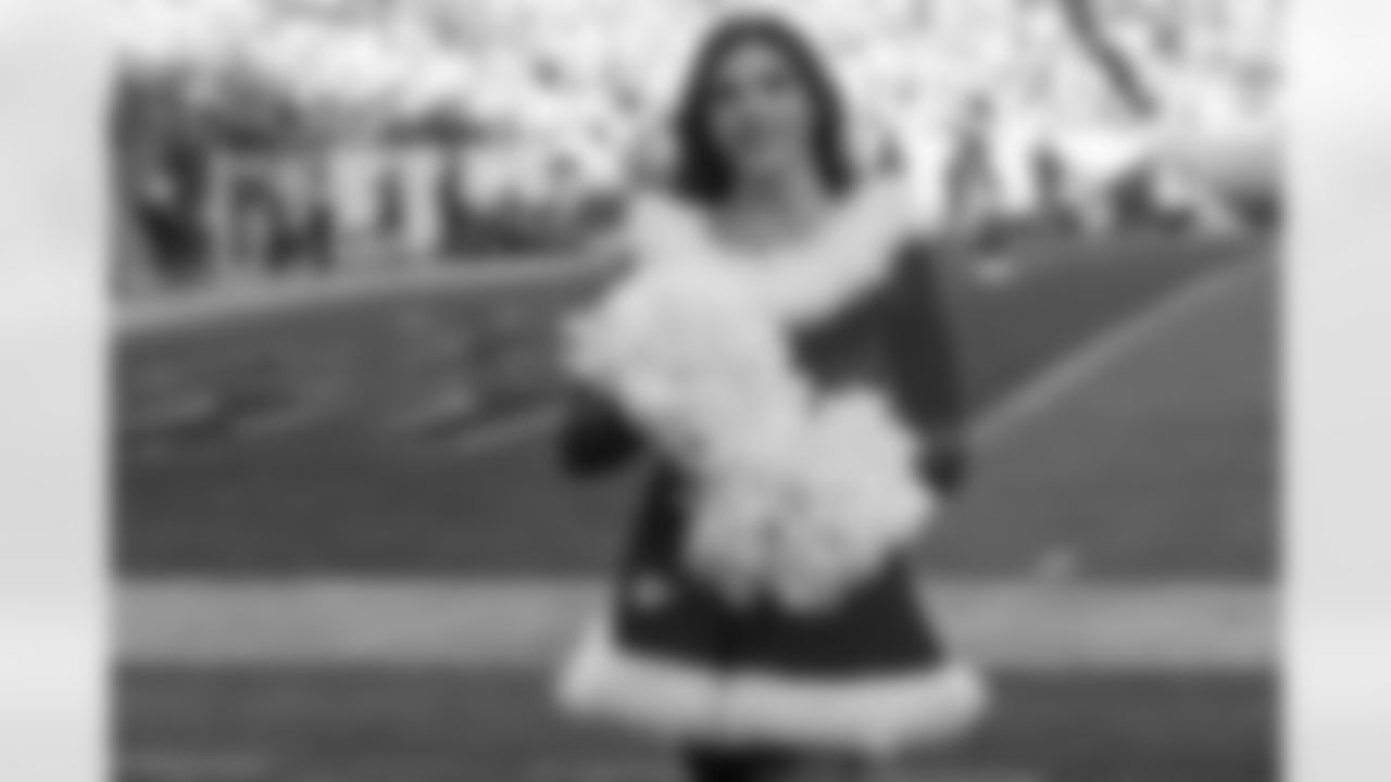 Denver Broncos Cheerleaders during the Broncos' Week 16 game against the Jacksonville Jaguars at Empower Field at Mile High in Denver, Colorado on December 21, 2025. Photo by Paul Cloud / Denver Broncos