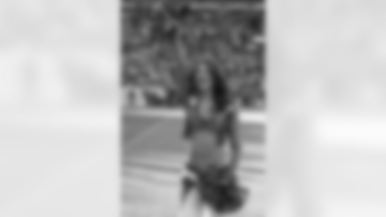 Denver Broncos Cheerleaders during the Broncos' Week 15 game against the Green Bay Packers at Empower Field at Mile High in Denver, Colorado on December 14, 2025. Photo by Paul Cloud / Denver Broncos