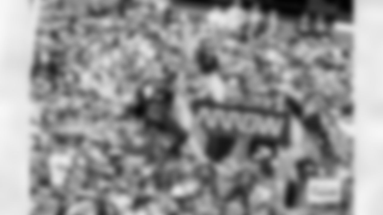 A Thunderstorm skydiver parachutes into the stadium before the Broncos' Divisional Round playoff game against the Buffalo Bills at Empower Field at Mile High in Denver, Colorado on January 17, 2026. Photo by Gavin Liddell / Denver Broncos