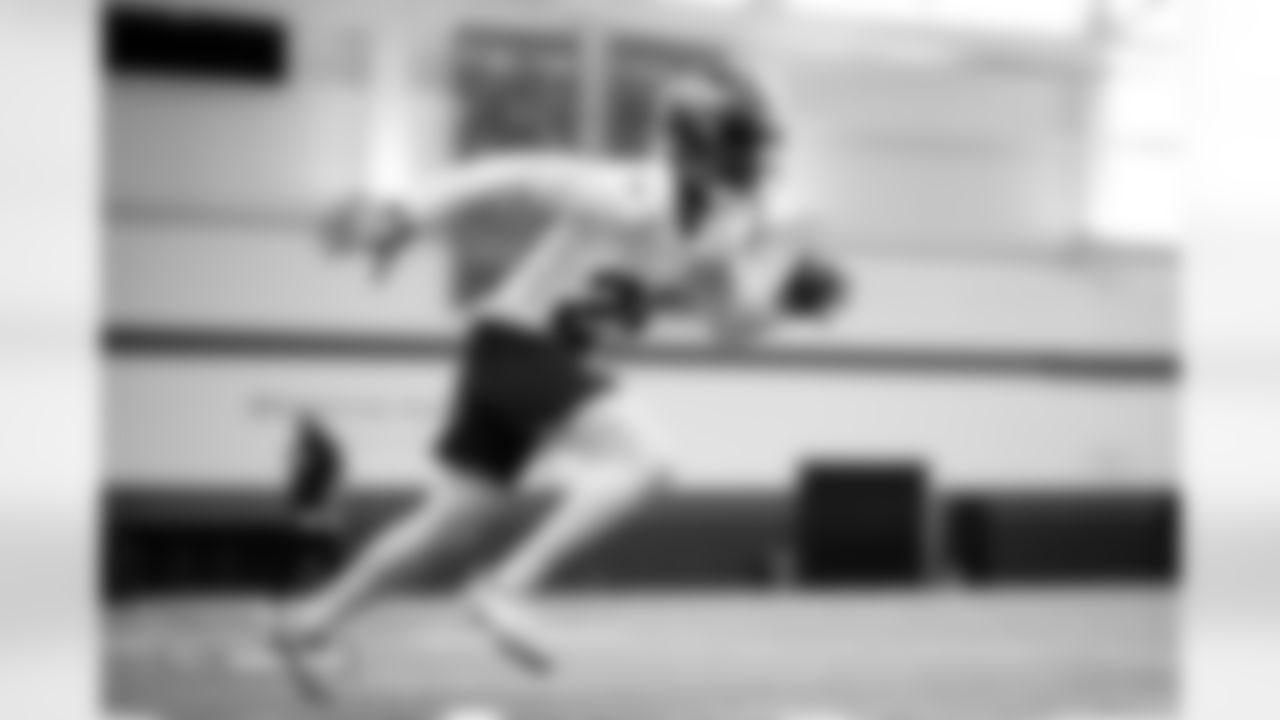 Ja'Quan McMillian during practice at Broncos Park Powered by CommonSpirit in Englewood, Colorado on October 3, 2025. Photo by Ben Swanson / Denver Broncos