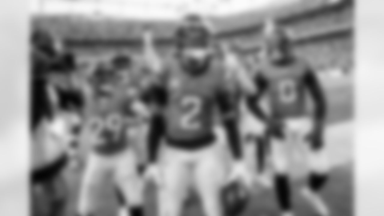 during the Broncos' Week 15 game against the Green Bay Packers at Empower Field at Mile High in Denver, Colorado on December 14, 2025. Photo by Gabriel Christus / Denver Broncos