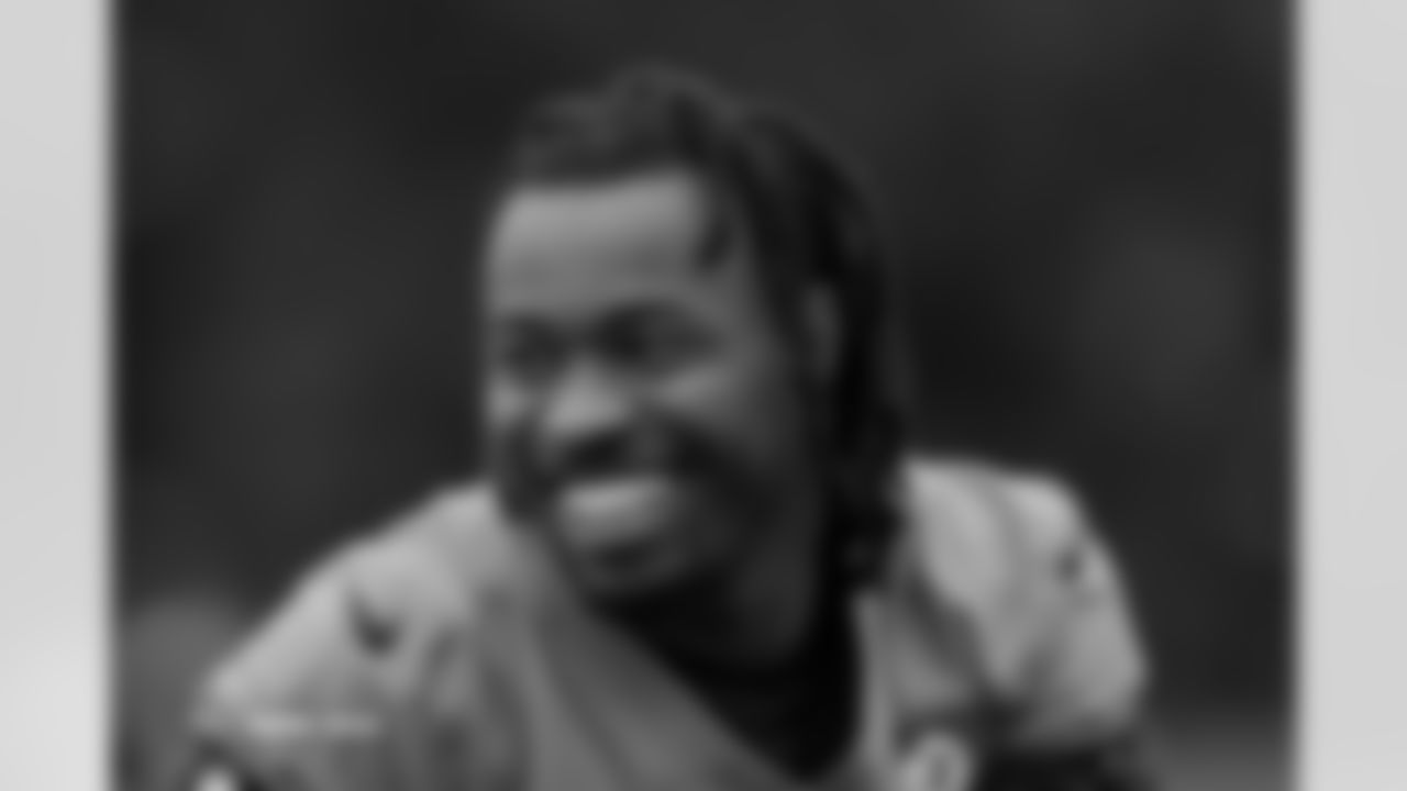 Jahdae Barron during practice at Tottenham Hotspur Football Club Training Ground in Enfield, England on October 9, 2025. Photo by Gabriel Christus / Denver Broncos