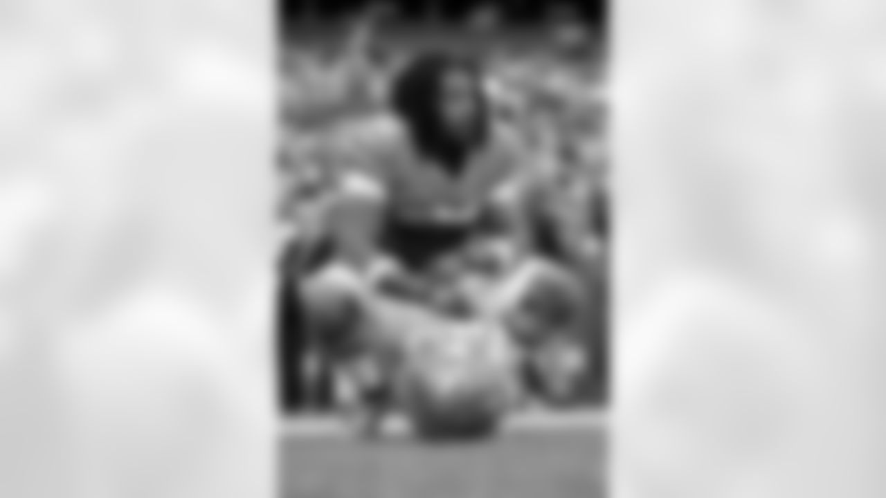 P.J. Locke before the Broncos' Week 8 game against the Dallas Cowboys at Empower Field at Mile High in Denver, Colorado on October 26, 2025. Photo by Gavin Liddell / Denver Broncos