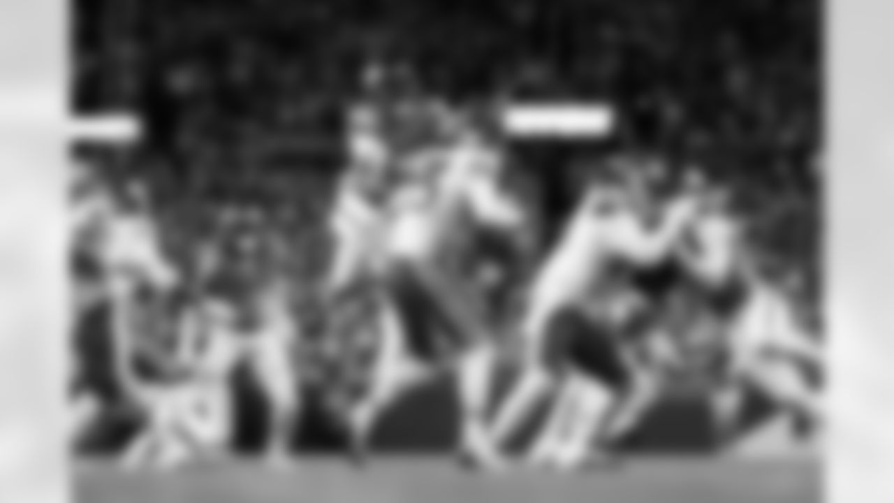 Ja'Quan McMillian sacks Patrick Mahomes during the Broncos' Week 11 game against the Kansas City Chiefs at Empower Field at Mile High in Denver, Colorado on November 16, 2025. Photo by Gavin Liddell / Denver Broncos