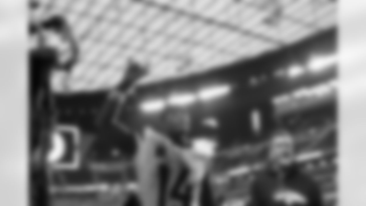 Courtland Sutton (14) during the Broncos' Week 14 game against the Las Vegas Raiders at Allegiant Stadium in Las Vegas, Nevada on December 7, 2025. Photo by Ben Swanson / Denver Broncos