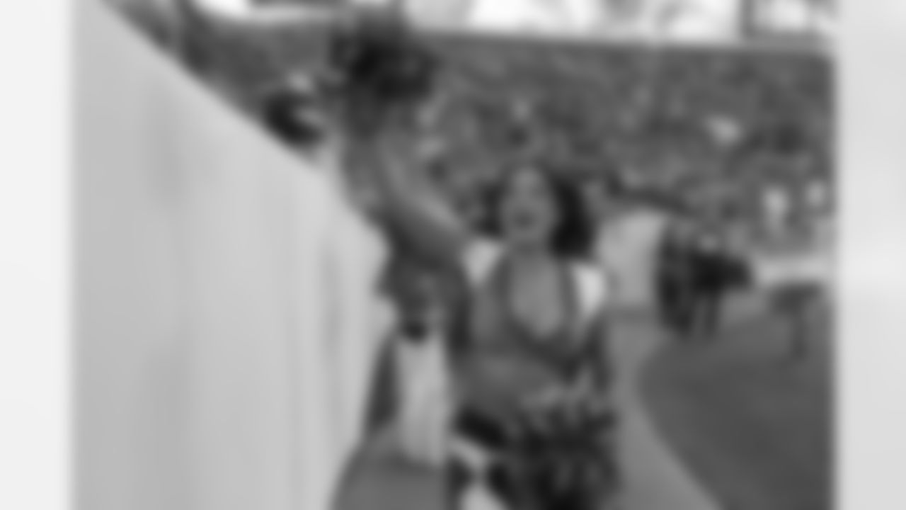 Denver Broncos Cheerleaders during the Broncos' Week 15 game against the Green Bay Packers at Empower Field at Mile High in Denver, Colorado on December 14, 2025. Photo by Paul Cloud / Denver Broncos