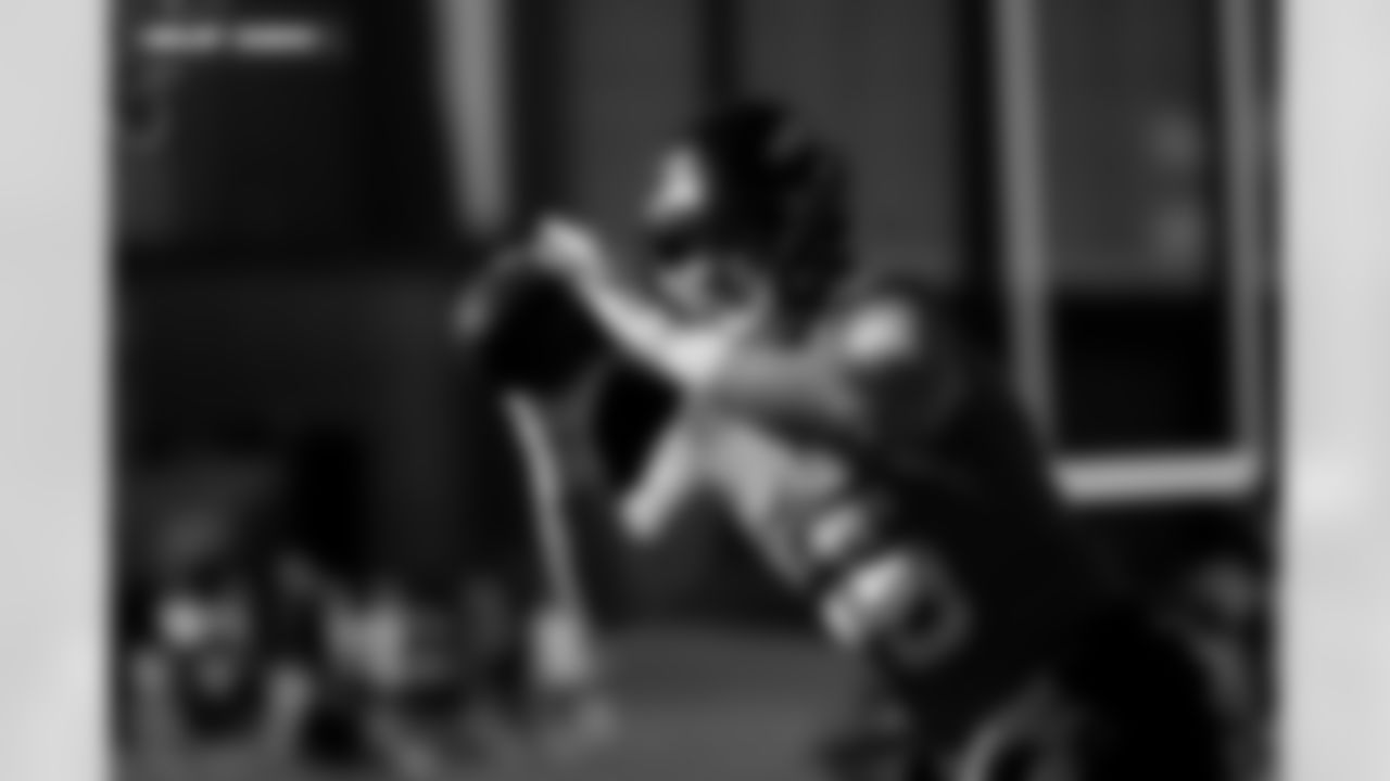 Nate Adkins during practice on Wednesday, January 14, 2026 at Broncos Park Powered by CommonSpirit in Englewood, Colorado.
Photo by Gabriel Christus / Denver Broncos