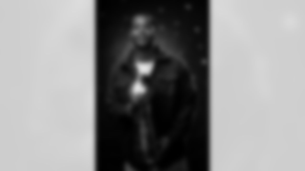 Jordan Norwood poses for a portrait at the 2025 Alumni Weekend Reception on October 18, 2025. Photo by Ben Swanson / Denver Broncos