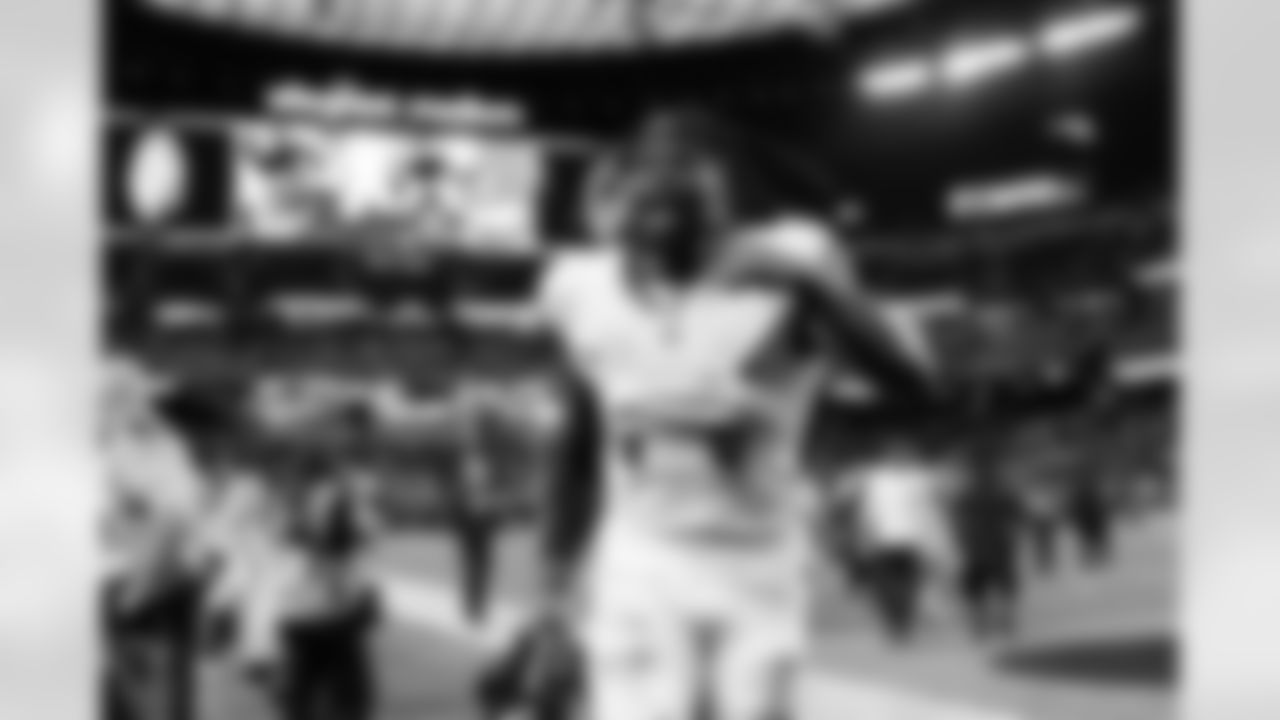 Denver Broncos linebacker Dre Greenlaw (57) reacts after the Broncos' Week 14 game against the Las Vegas Raiders at Allegiant Stadium in Las Vegas, Nevada on December 7, 2025. Photo by Ben Swanson / Denver Broncos