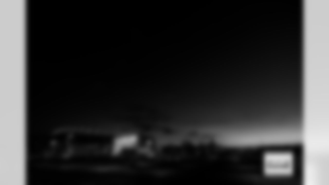 A general view of the stadium exterior at sunrise before the AFC Championship Game between the Denver Broncos and New England Patriots at Empower Field at Mile High in Denver, Colorado on January 25, 2026. Photo by Ben Swanson / Denver Broncos