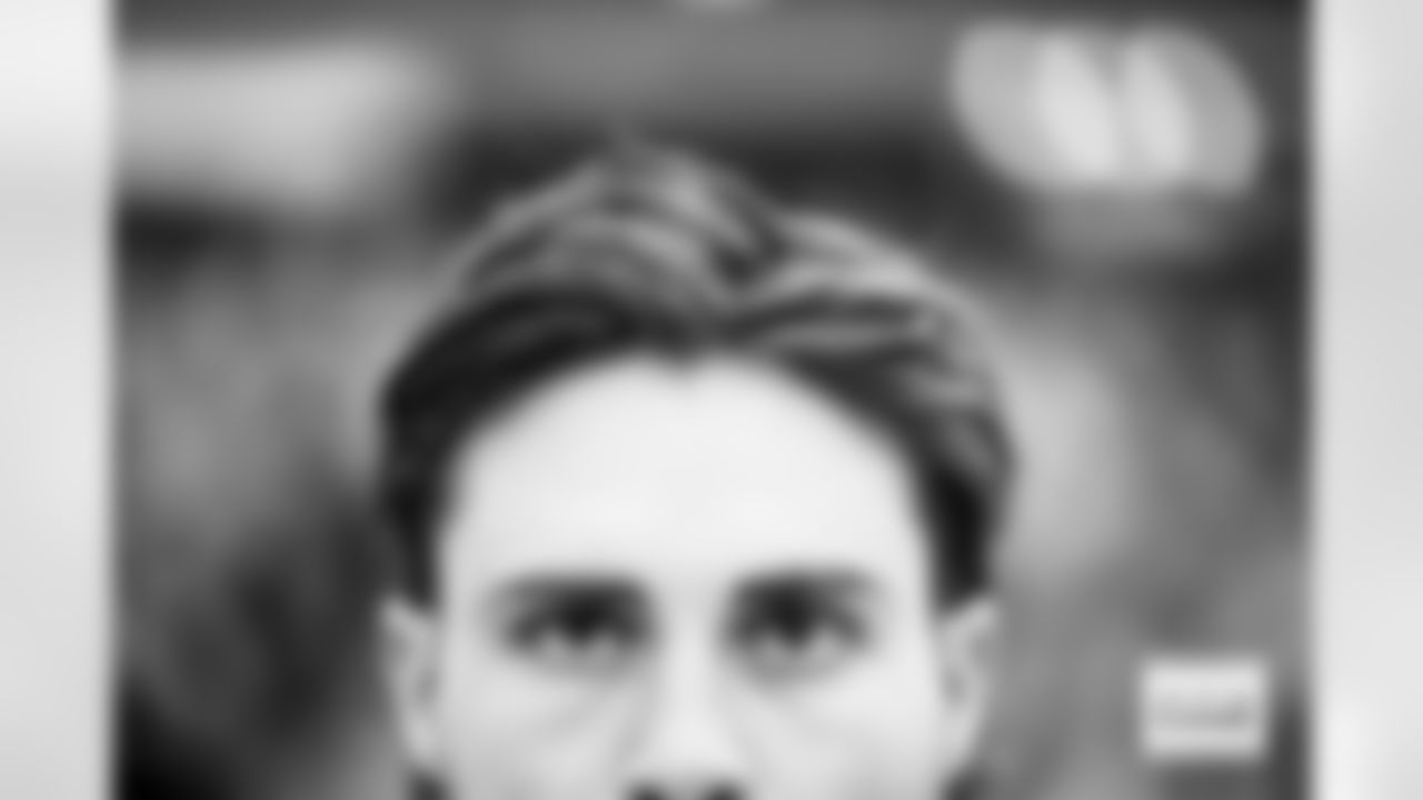 Denver Broncos cornerback Riley Moss (21) looks on during the national anthem before the Broncos' Week 14 game against the Las Vegas Raiders at Allegiant Stadium in Las Vegas, Nevada on December 7, 2025. Photo by Gabriel Christus / Denver Broncos