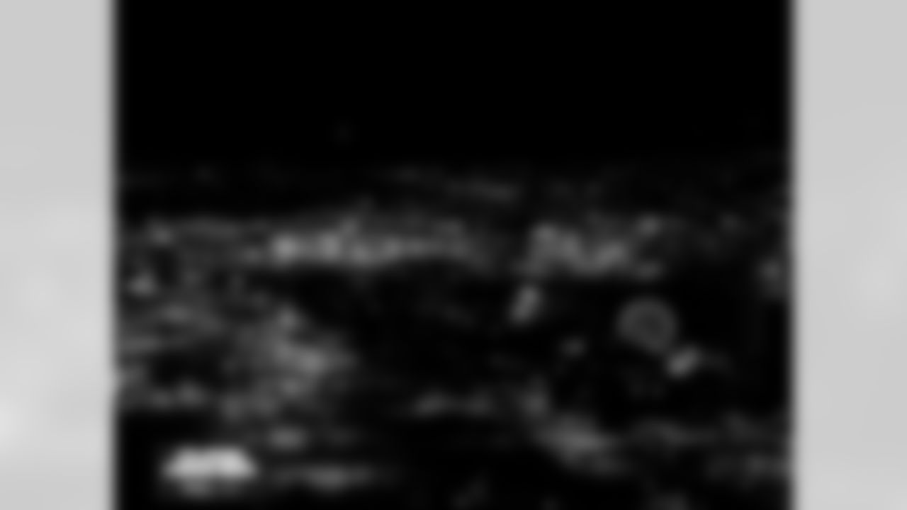 Elitch Gardens and Empower Field at Mile High is lit up in orange and blue in support of the Denver Broncos playoff push on Monday, January 12, 2026 in Denver, Colorado.
Photo by Gabriel Christus / Denver Broncos