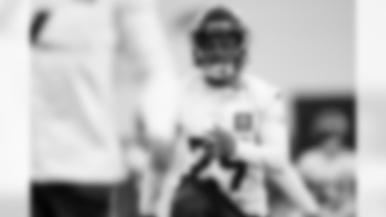 Ja'Quan McMillian during practice at Broncos Park Powered by CommonSpirit in Englewood, Colorado on January 9, 2026. Photo by Ben Swanson / Denver Broncos