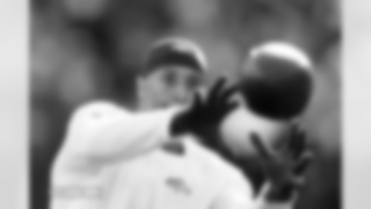 Courtland Sutton (14) before the Broncos' Week 16 game against the Jacksonville Jaguars at Empower Field at Mile High in Denver, Colorado on December 21, 2025. Photo by Ben Swanson / Denver Broncos