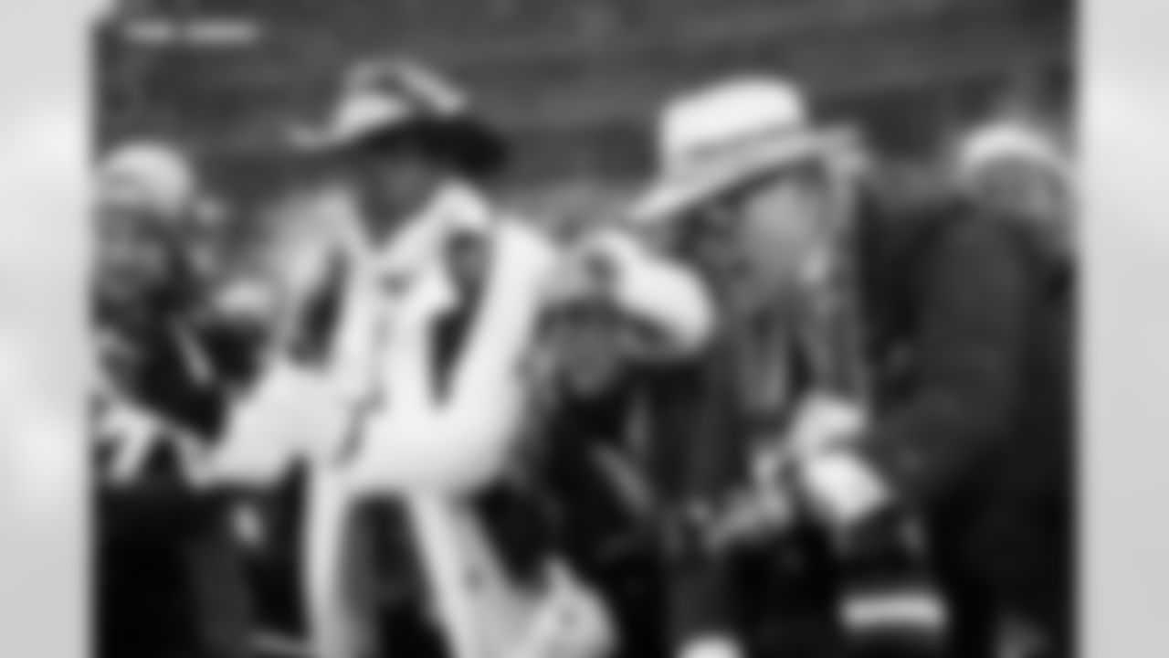 Denver Broncos fans in the snow during the AFC Championship Game between the Denver Broncos and New England Patriots at Empower Field at Mile High in Denver, Colorado on January 25, 2026. Photo by Gavin Liddell / Denver Broncos