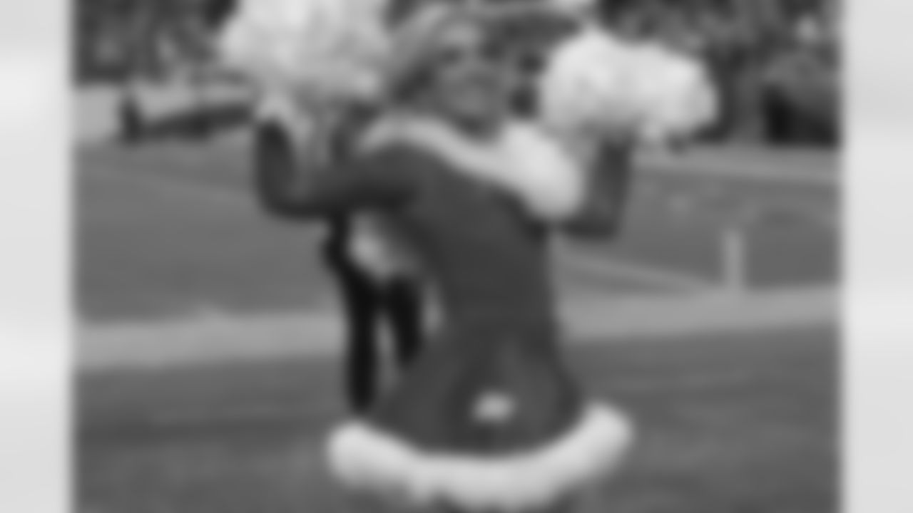 Denver Broncos Cheerleaders during the Broncos' Week 16 game against the Jacksonville Jaguars at Empower Field at Mile High in Denver, Colorado on December 21, 2025. Photo by Paul Cloud / Denver Broncos