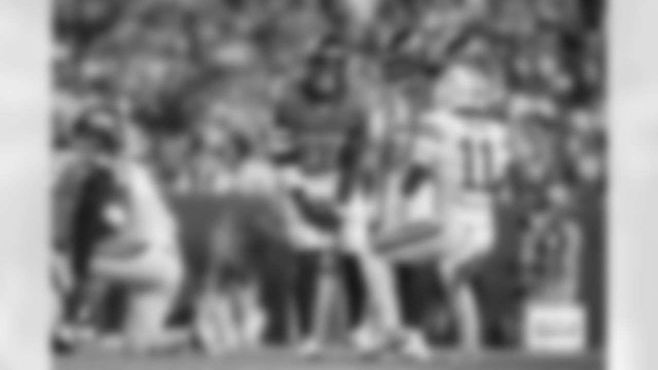 during the Broncos' Week 15 game against the Green Bay Packers at Empower Field at Mile High in Denver, Colorado on December 14, 2025. Photo by Gabriel Christus / Denver Broncos