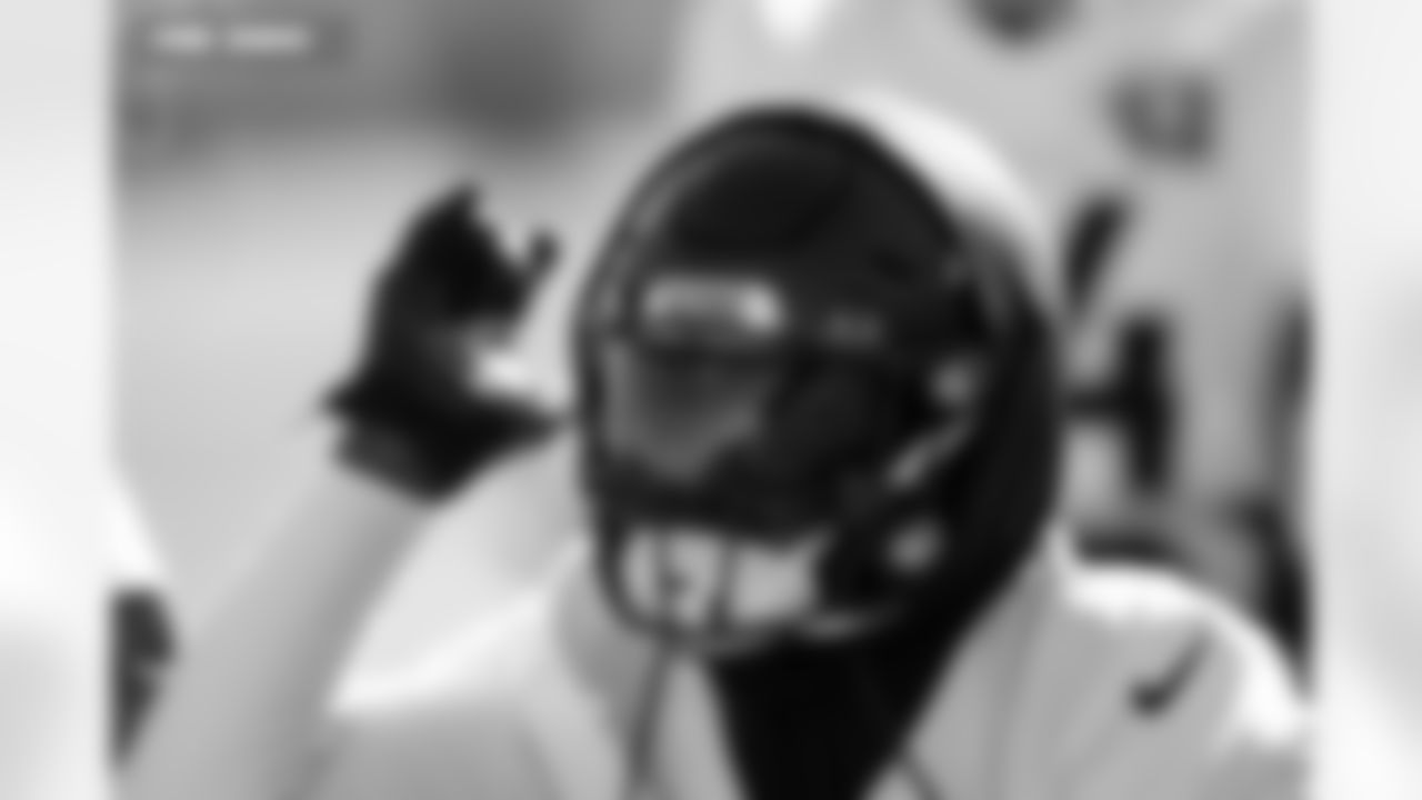 John Franklin-Myers during practice at Broncos Park Powered by CommonSpirit in Englewood, Colorado on January 22, 2026. Photo by Ben Swanson / Denver Broncos