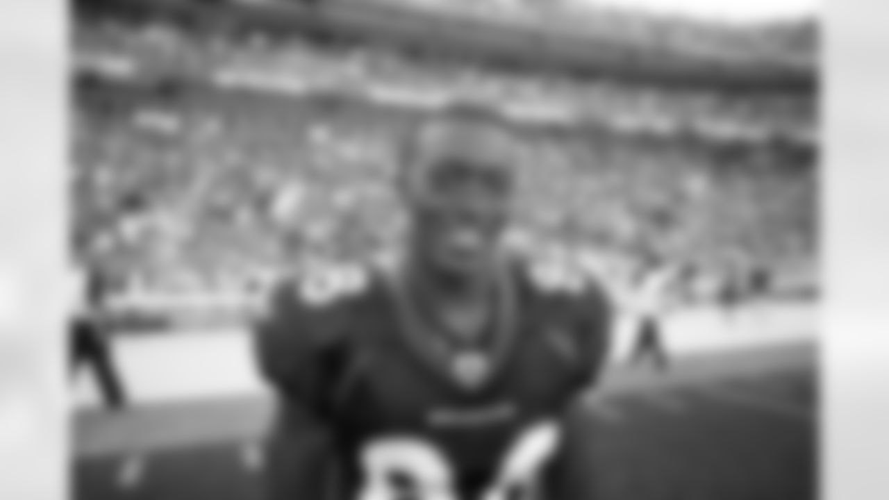 Demaryius Thomas broadcasts winning smile after he contributed 8 receptions for 97 yards and a touchdown in his NFL debut against the Seattle Seahawks in a game at Invesco Field on September 19, 2010 in Denver, Colorad.