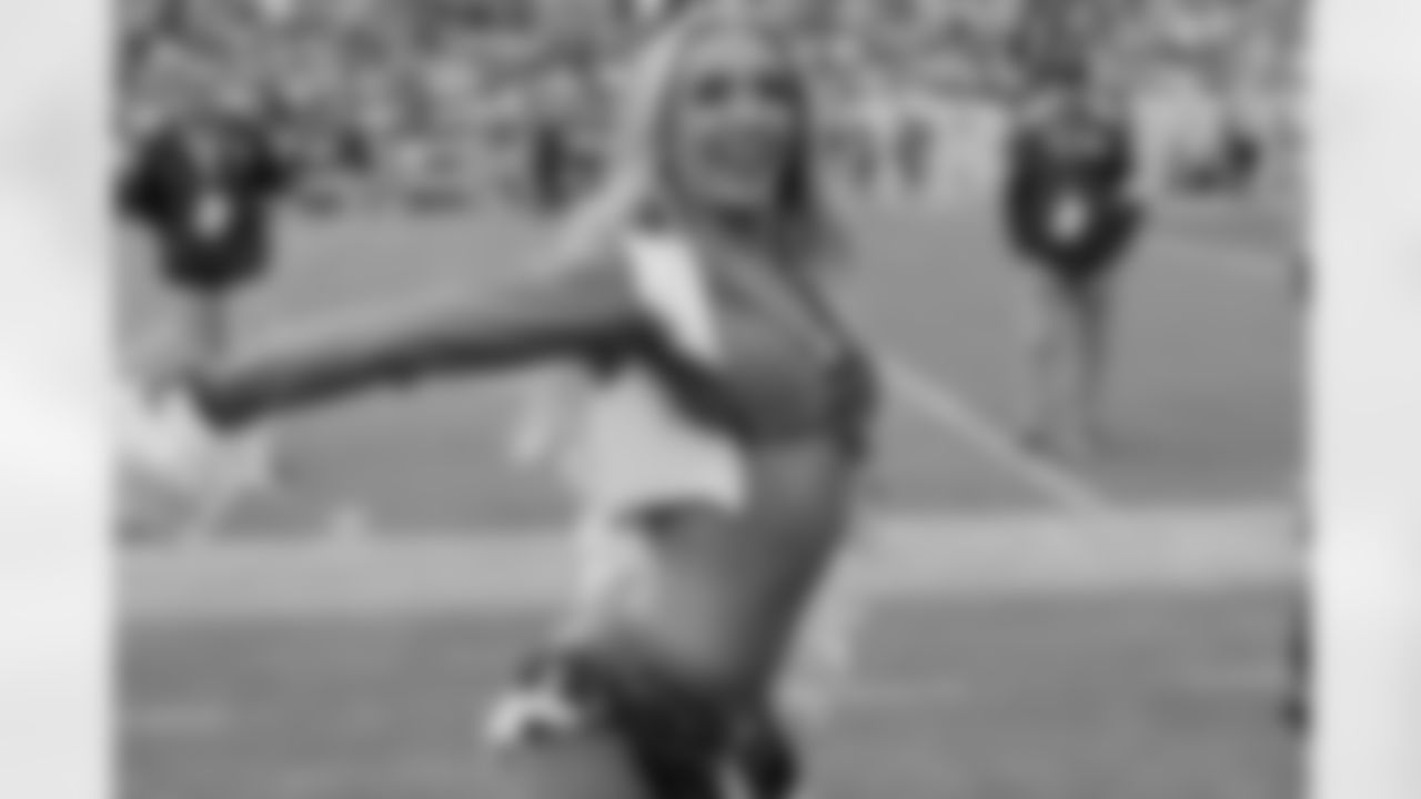 Denver Broncos Cheerleaders during the Broncos' Week 8 game against the Dallas Cowboys at Empower Field at Mile High in Denver, Colorado on October 26, 2025. Photo by Paul Cloud / Denver Broncos