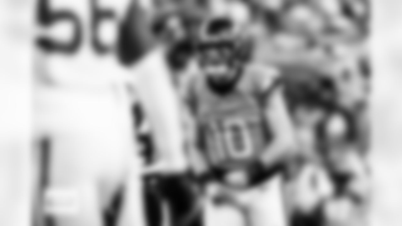 Denver Broncos quarterback Bo Nix (10) reacts after a touchdown pass during the Broncos' Week 15 game against the Green Bay Packers at Empower Field at Mile High in Denver, Colorado on December 14, 2025. Photo by Ben Swanson / Denver Broncos