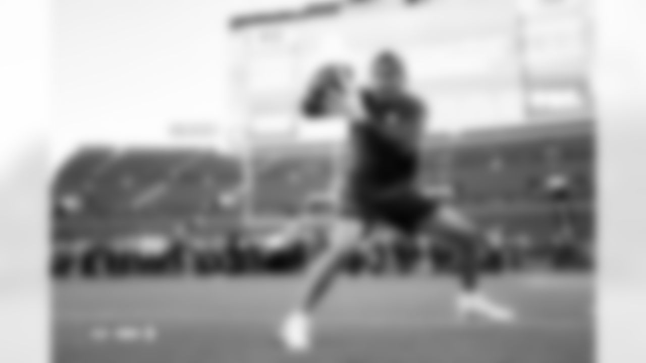 before the Broncos' Week 10 game against the Las Vegas Raiders at Empower Field at Mile High in Denver, Colorado on November 6, 2025. Photo by Ben Swanson / Denver Broncos