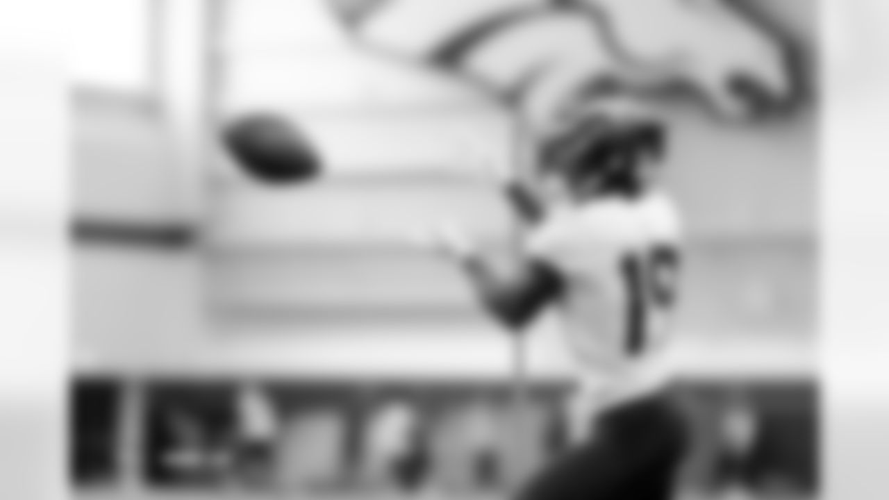 Marvin Mims Jr. during practice on Wednesday, December 3, 2025 at Broncos Park Powered by CommonSpirit in Englewood, Colorado.
Photo by Gabriel Christus / Denver Broncos