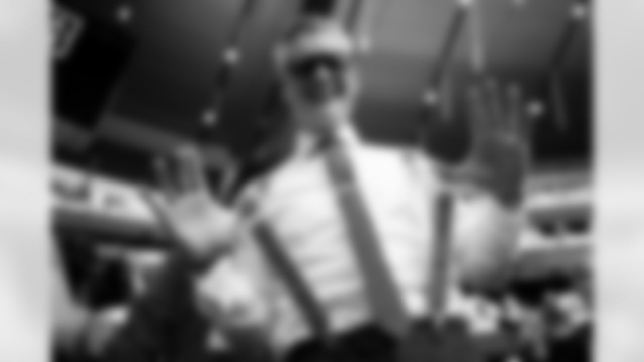 Fans during the Broncos' Week 6 game against the New York Jets at Tottenham Hotspur Stadium in London, England on October 12, 2025. Photo by Ben Swanson / Denver Broncos