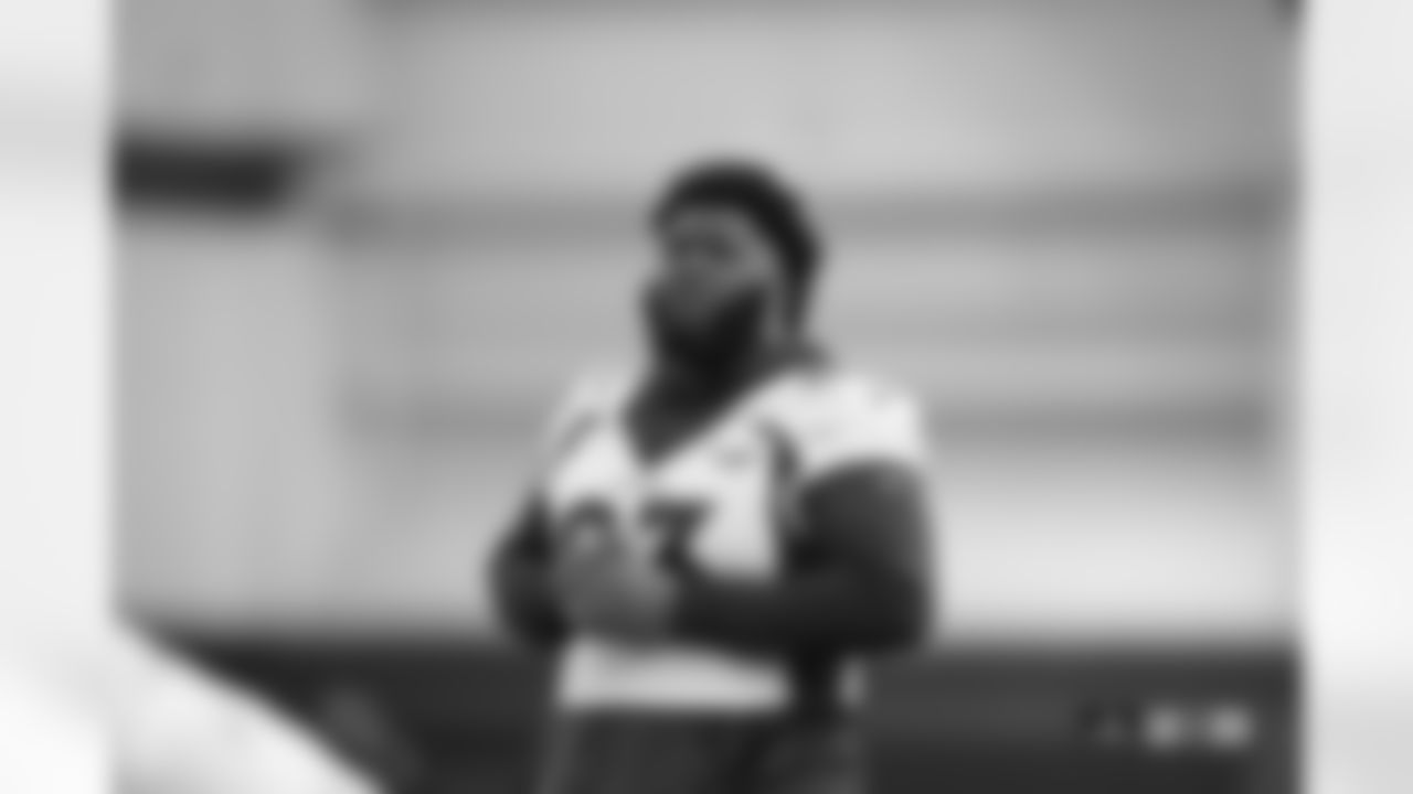 D.J. Jones during practice on Wednesday, December 27, 2023 at Centura Health Training Center in Englewood, Colorado.
Photo by Gabriel Christus / Denver Broncos