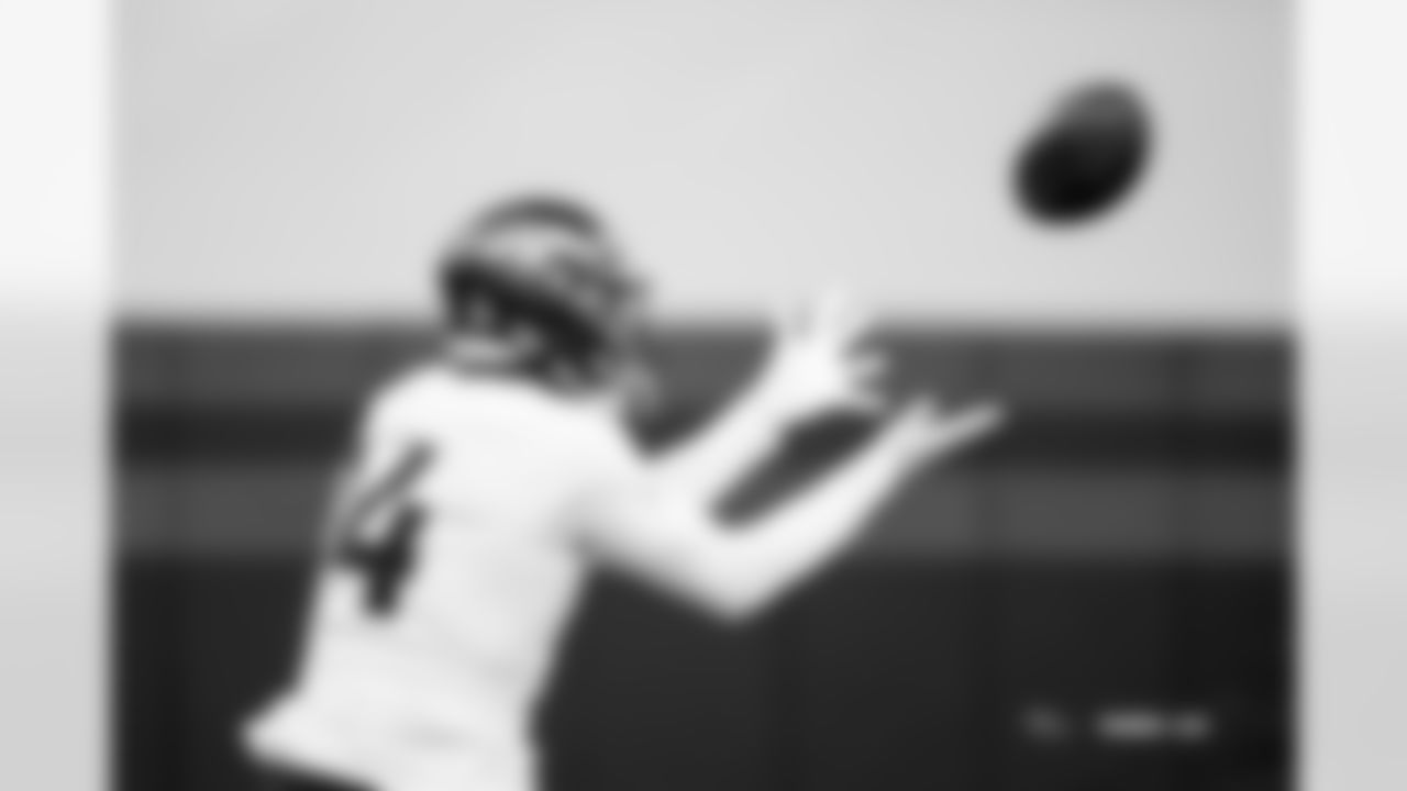 Courtland Sutton during practice at Broncos Park Powered by CommonSpirit in Englewood, Colorado on December 5, 2025. Photo by Ben Swanson / Denver Broncos