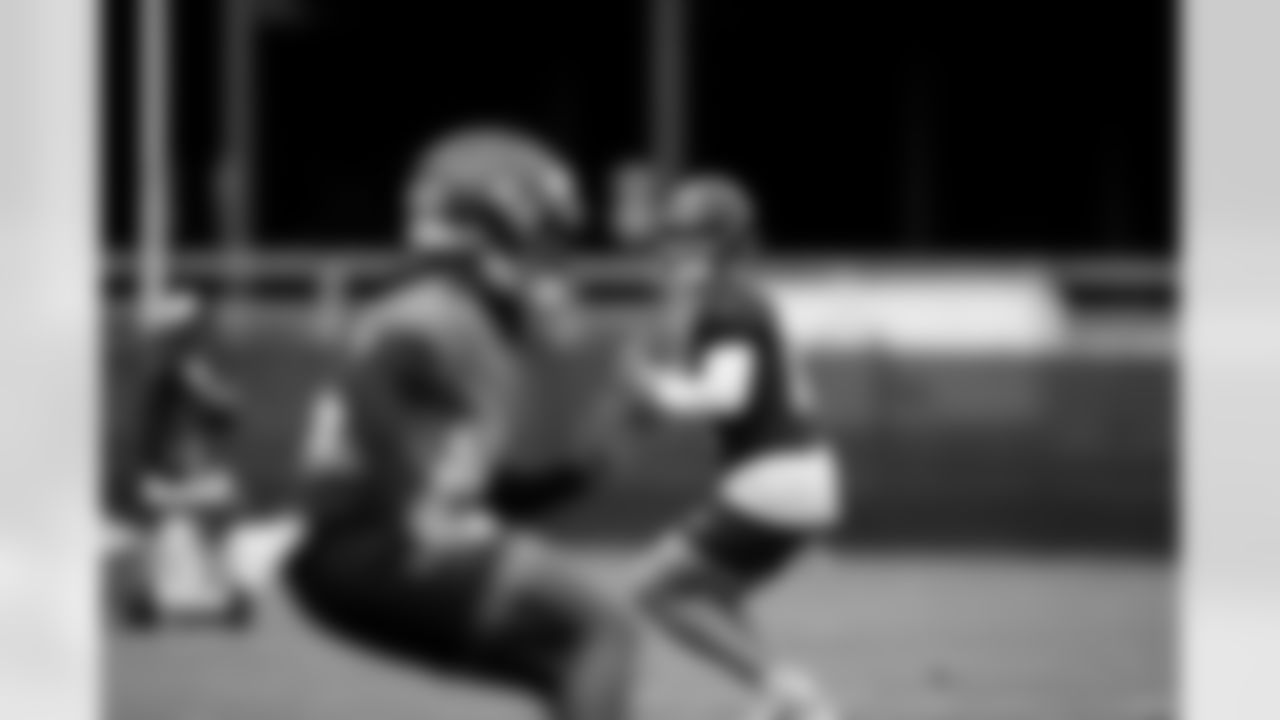 Bo Nix during OTAs on Thursday, May 29, 2025 at Broncos Park Powered by CommonSpirit in Englewood, Colorado.
Photo by Gabriel Christus / Denver Broncos