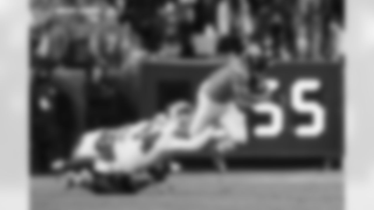 RJ Harvey during the Broncos' Divisional Round playoff game against the Buffalo Bills at Empower Field at Mile High in Denver, Colorado on January 17, 2026. Photo by Gabriel Christus / Denver Broncos