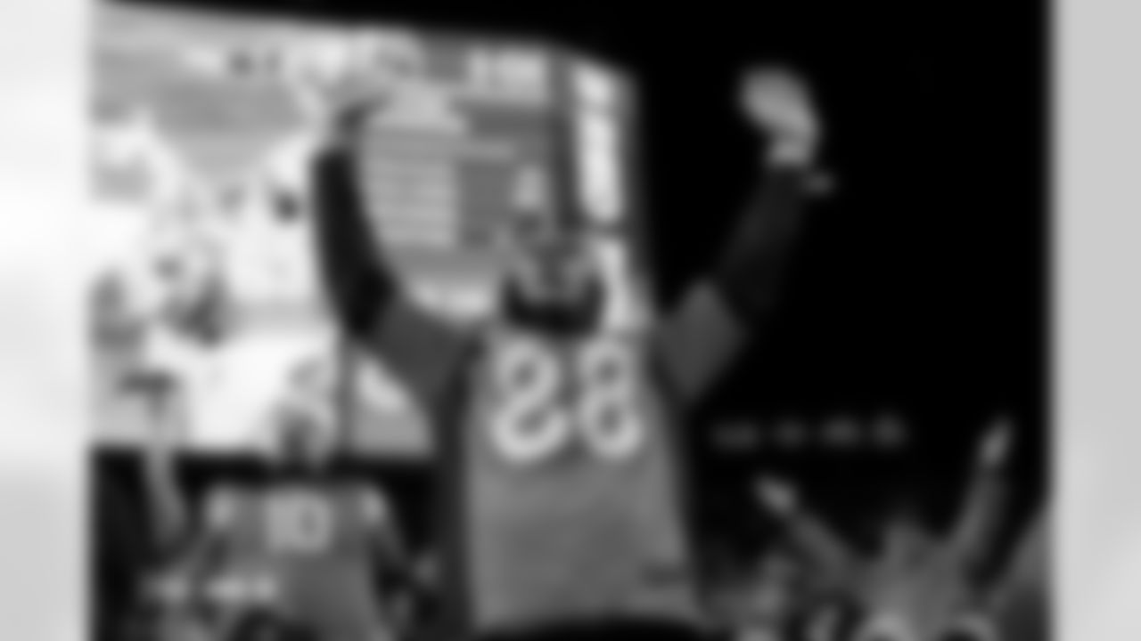 A Denver Broncos fan in a luchador mask celebrates during the Broncos' Week 10 game against the Las Vegas Raiders at Empower Field at Mile High in Denver, Colorado on November 6, 2025. Photo by Gavin Liddell / Denver Broncos