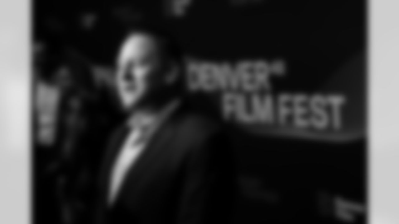 Director Ken Rodgers on the red carpet at the movie premiere for the Netflix documentary "Elway" at the Ellie Caulkins Opera House in Denver, Colorado on November 8, 2025. Photo by Ben Swanson / Denver Broncos