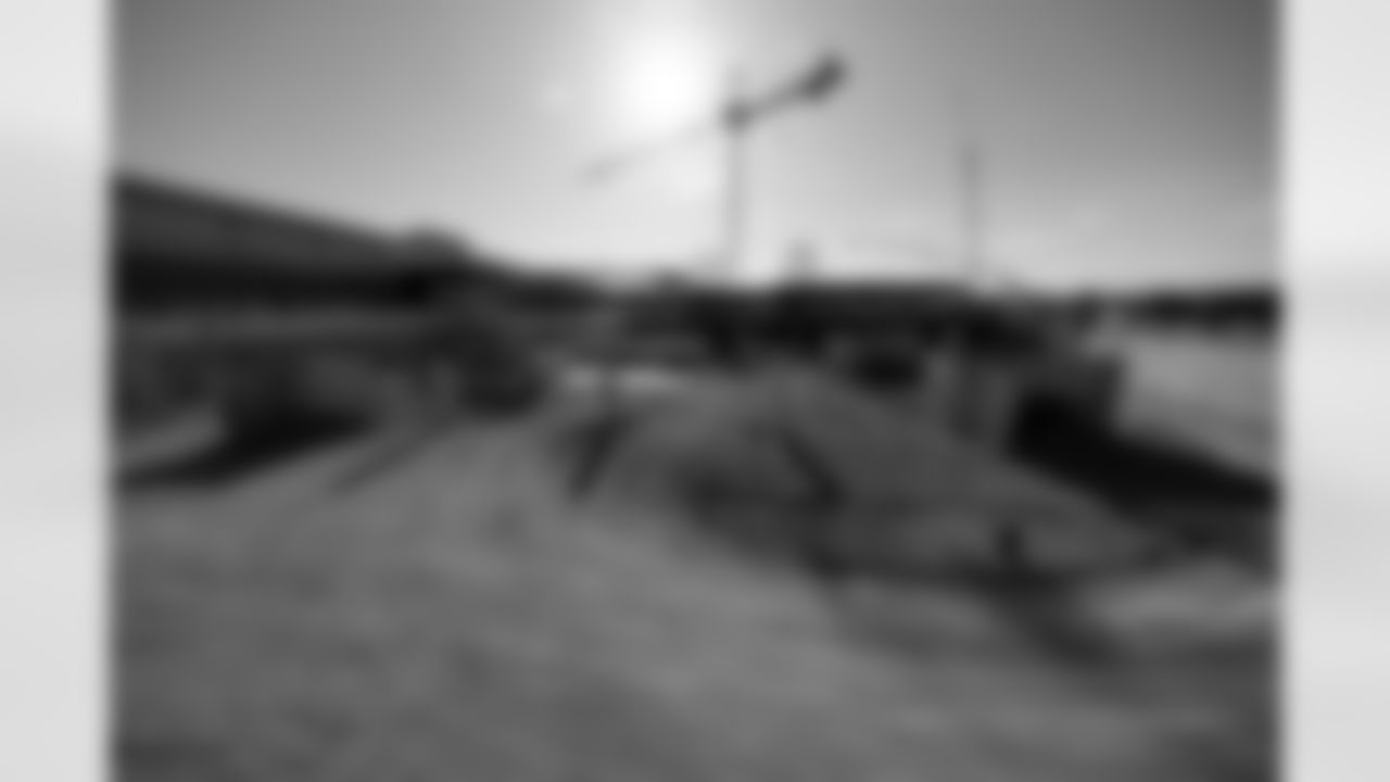 Photos from the construction of the new practice facility on Wednesday, May 21, 2025 at Broncos Park Powered by CommonSpirit in Englewood, Colorado.
Photo by Gabriel Christus / Denver Broncos