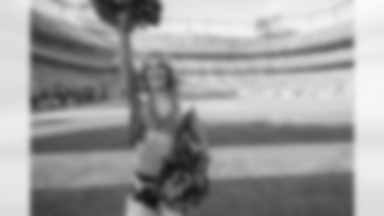 Denver Broncos Cheerleaders during the Broncos' Week 15 game against the Green Bay Packers at Empower Field at Mile High in Denver, Colorado on December 14, 2025. Photo by Paul Cloud / Denver Broncos