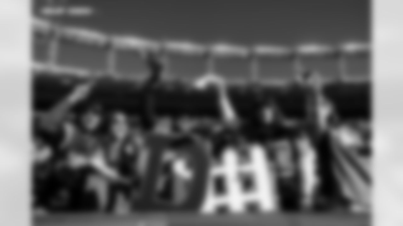 Fans yell during the Broncos' Divisional Round playoff game against the Buffalo Bills at Empower Field at Mile High in Denver, Colorado on January 17, 2026. Photo by Ben Swanson / Denver Broncos