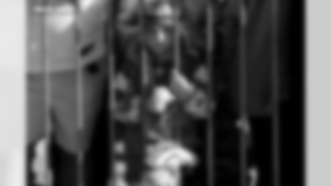 A Denver Broncos fan before the Broncos' Divisional Round playoff game against the Buffalo Bills at Empower Field at Mile High in Denver, Colorado on January 17, 2026. Photo by Gabriel Christus / Denver Broncos