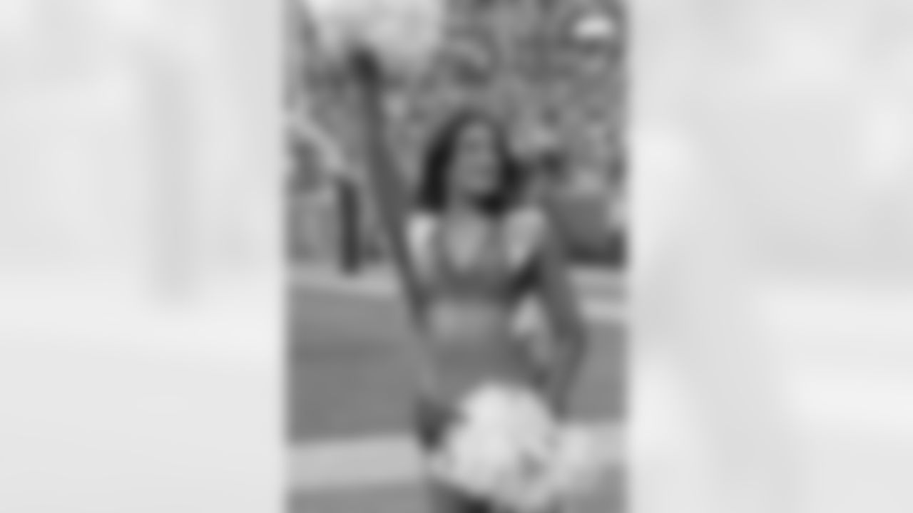 Denver Broncos Cheerleaders during the Broncos' Week 8 game against the Dallas Cowboys at Empower Field at Mile High in Denver, Colorado on October 26, 2025. Photo by Paul Cloud / Denver Broncos