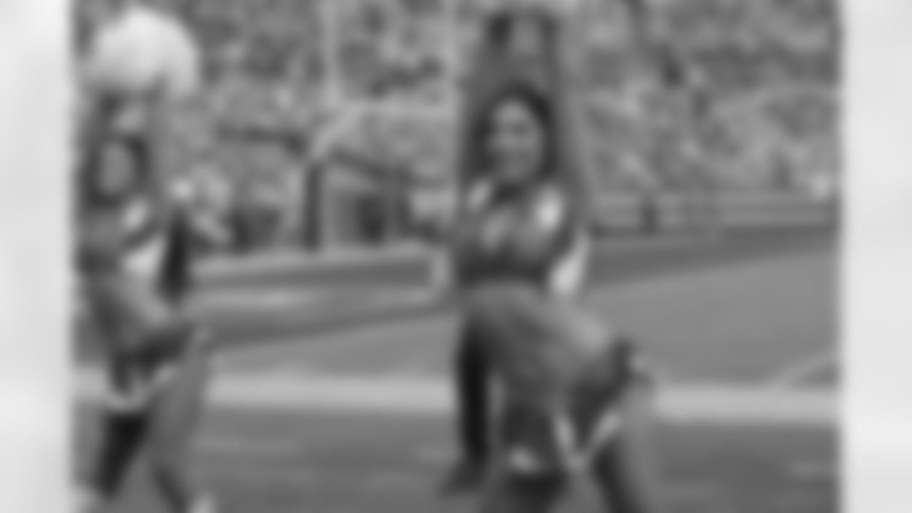 Denver Broncos Cheerleaders during the Broncos' Week 8 game against the Dallas Cowboys at Empower Field at Mile High in Denver, Colorado on October 26, 2025. Photo by Paul Cloud / Denver Broncos