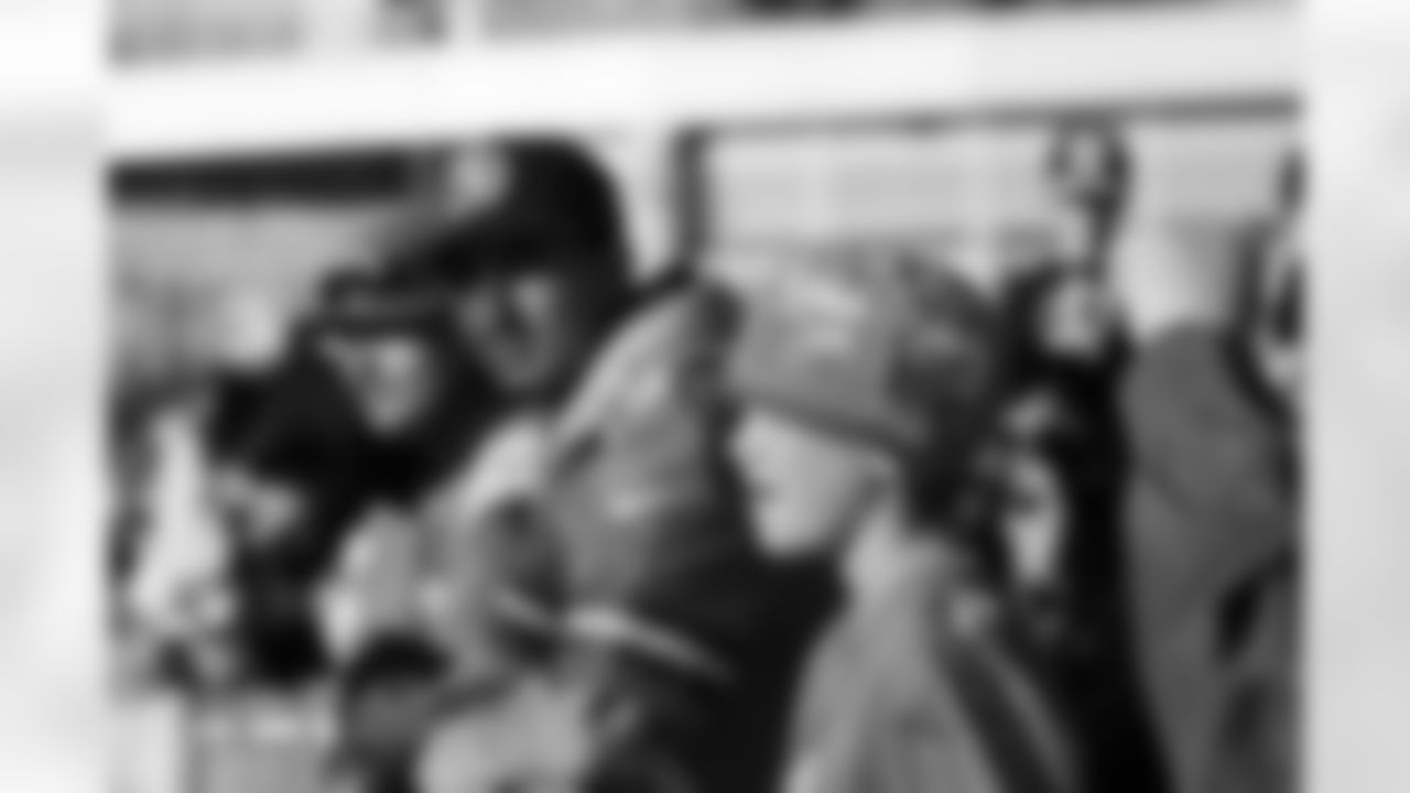 Denver Broncos fans photographed on film during the Broncos' Week 10 game against the Las Vegas Raiders at Empower Field at Mile High in Denver, Colorado on November 7, 2025. Photo by Gabriel Christus / Denver Broncos