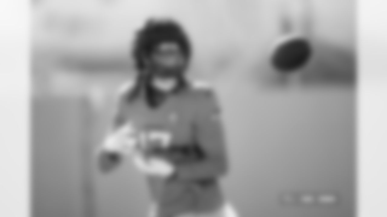 Lil'Jordan Humphrey during practice at Broncos Park Powered by CommonSpirit in Englewood, Colorado on November 13, 2025. Photo by Ben Swanson / Denver Broncos