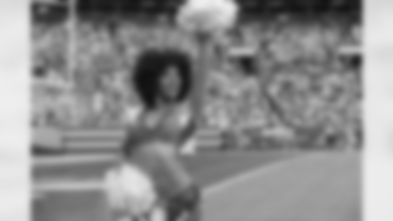 Denver Broncos Cheerleaders during the Broncos' Week 8 game against the Dallas Cowboys at Empower Field at Mile High in Denver, Colorado on October 26, 2025. Photo by Paul Cloud / Denver Broncos