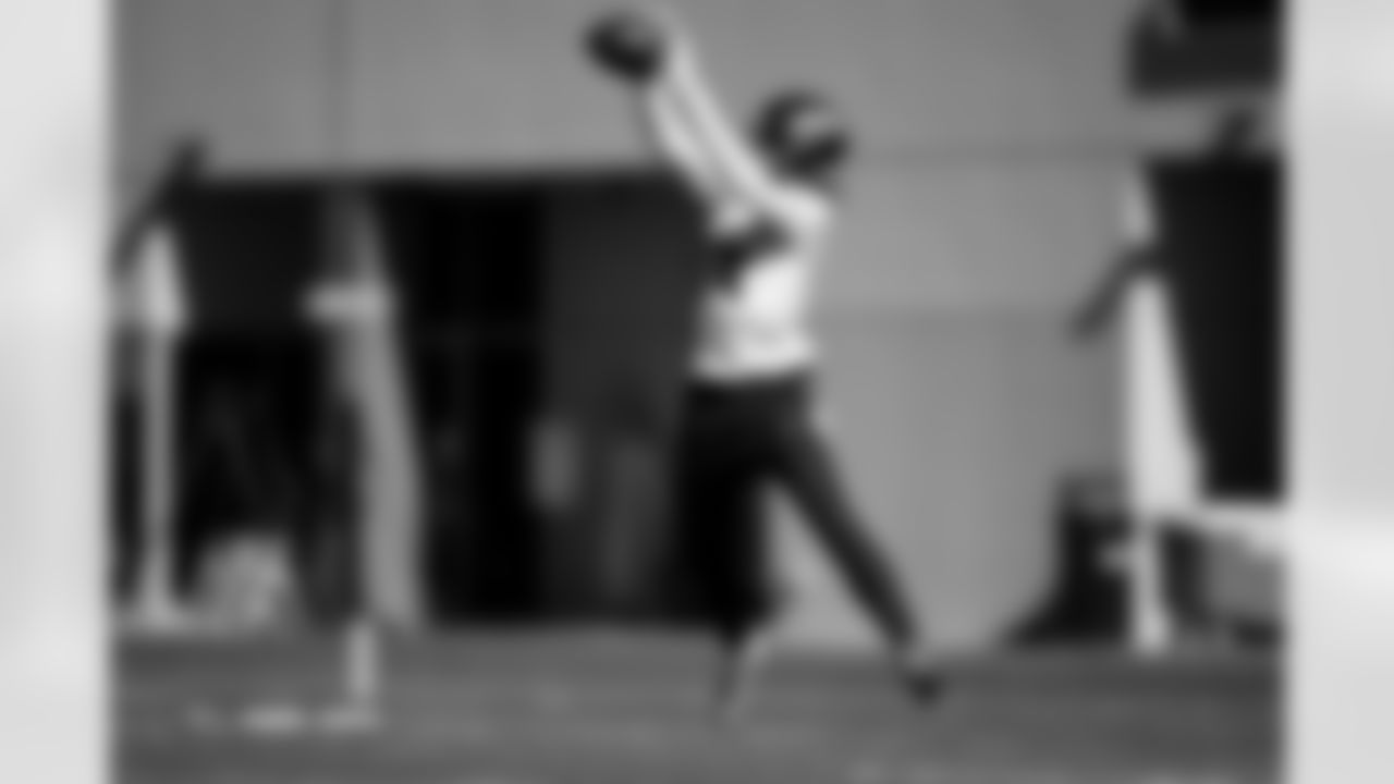 Pat Bryant during practice at Broncos Park Powered by CommonSpirit in Englewood, Colorado on October 29, 2025. Photo by Ben Swanson / Denver Broncos