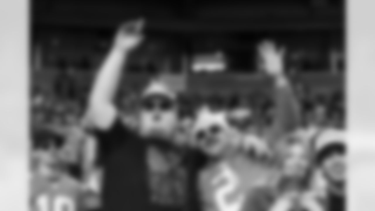 Denver Broncos fans sing during the Broncos' Week 18 game against the Los Angeles Chargers at Empower Field at Mile High in Denver, Colorado on January 4, 2026. Photo by Gavin Liddell / Denver Broncos