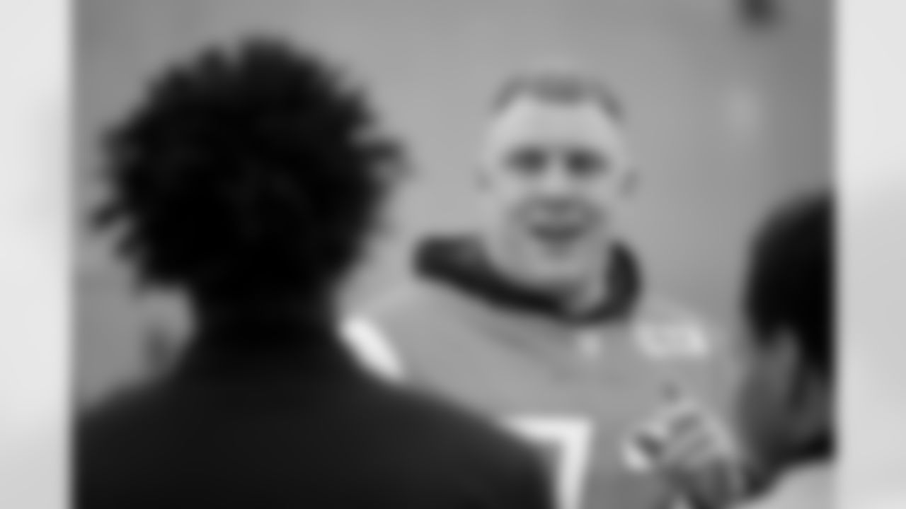 Photos from the ribbon cutting of the remodeled courtyard on Tuesday, December 16, 2025 at Marvin W. Foote Youth Services Center in Englewood, Colorado.
Photo by Gabriel Christus / Denver Broncos